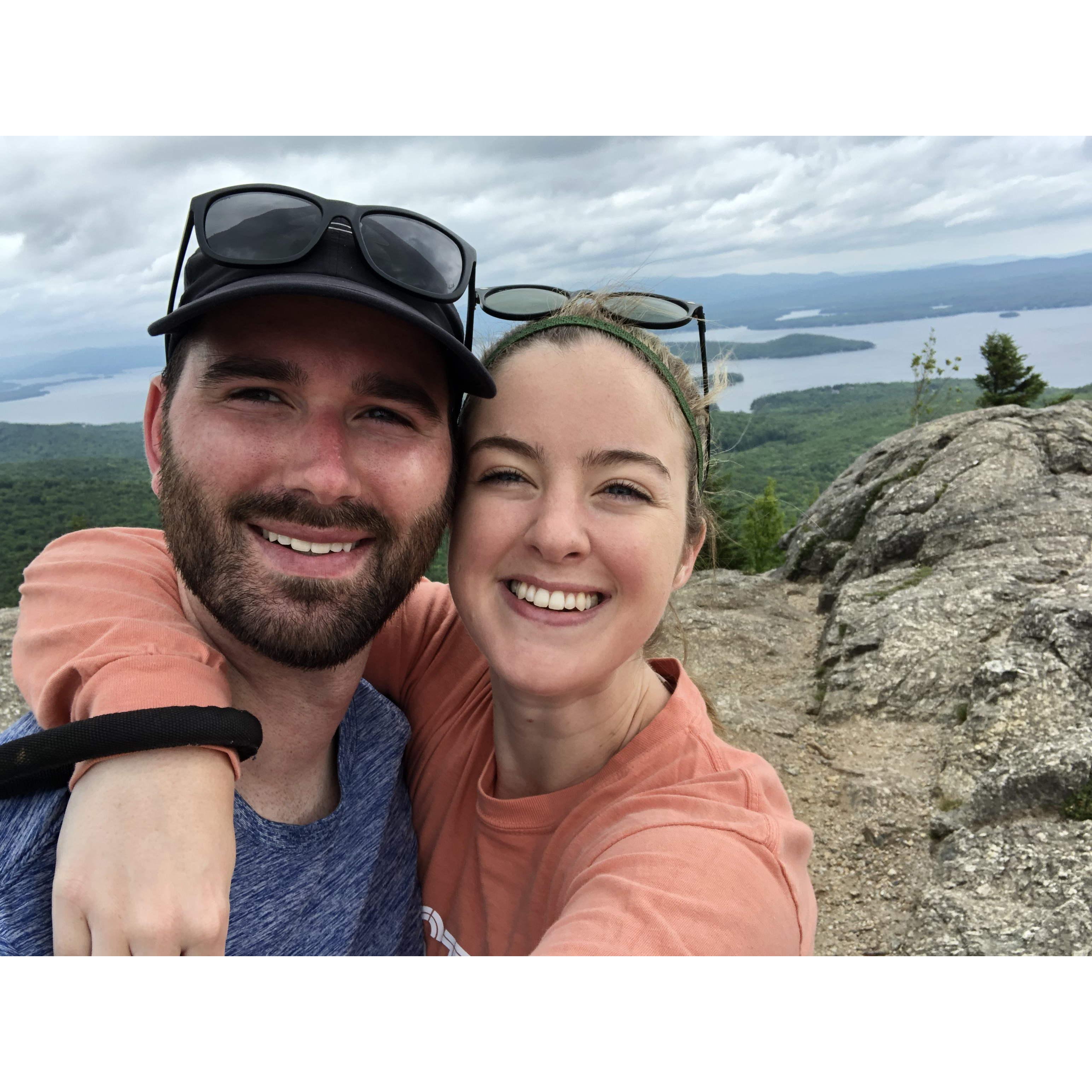 This hike was a doozy, but we made it to the top! It's tough when you only hike once a year, but hey! at least we document it!