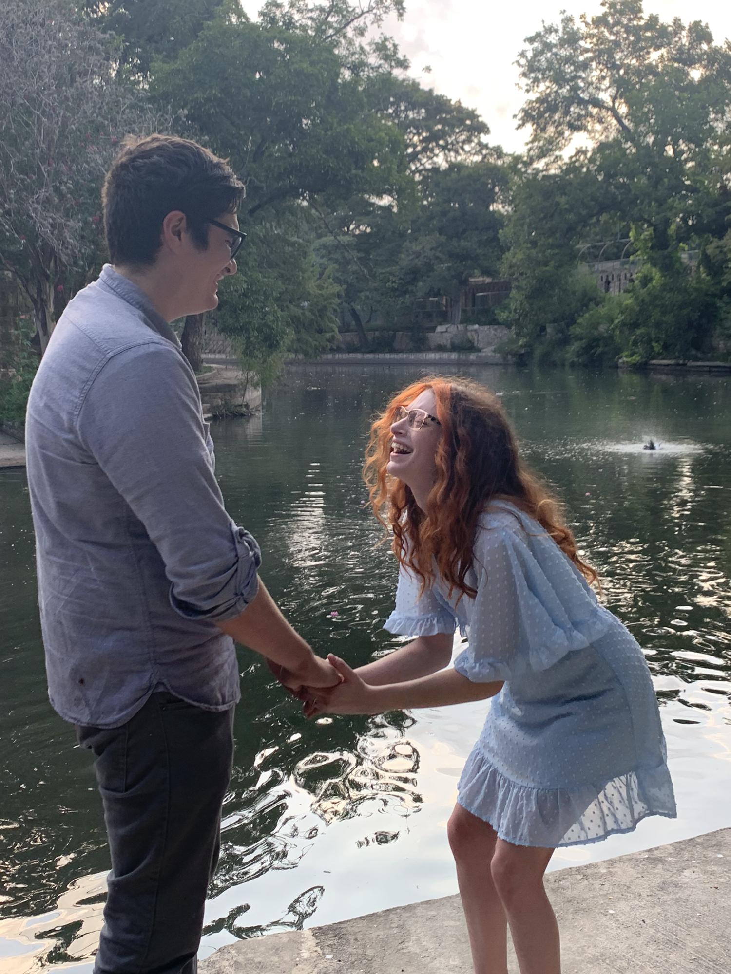 Engagement shoot
"Sabrina won't stop kneeling over laughing"
photo: Genevieve