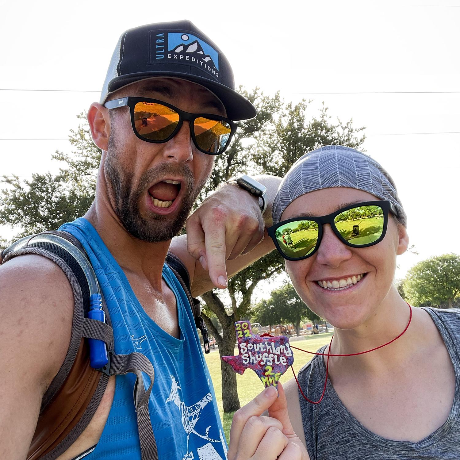 Brit's first race. This is the start of Brit's running addiction thanks to Curtis.