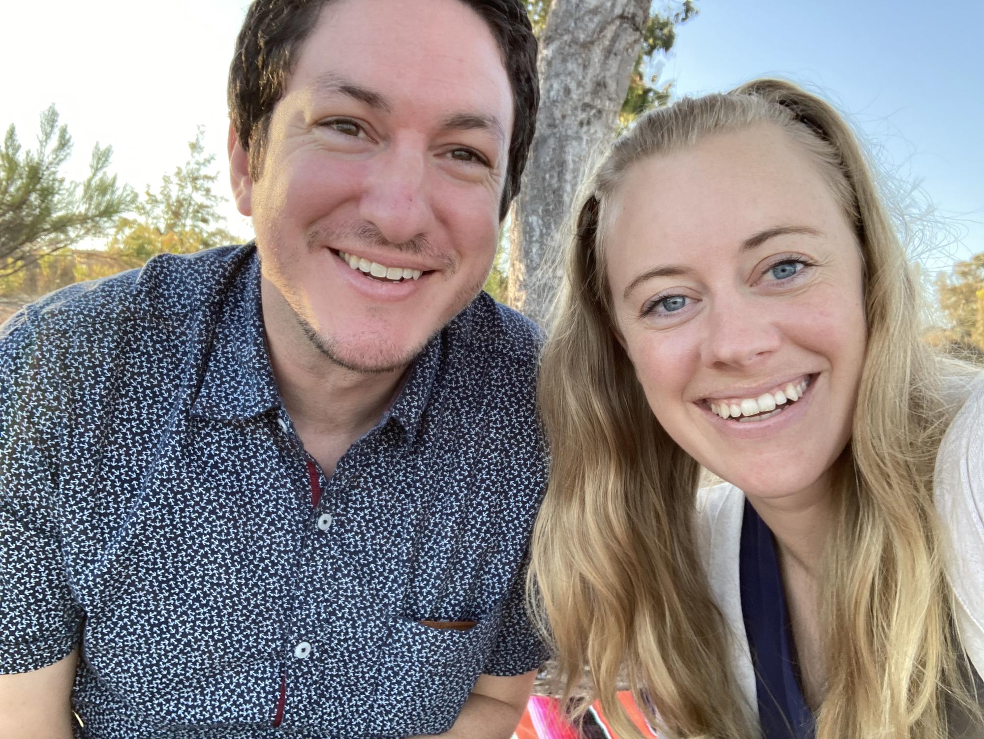 It's official! Mike planned a surprise and beautiful proposal