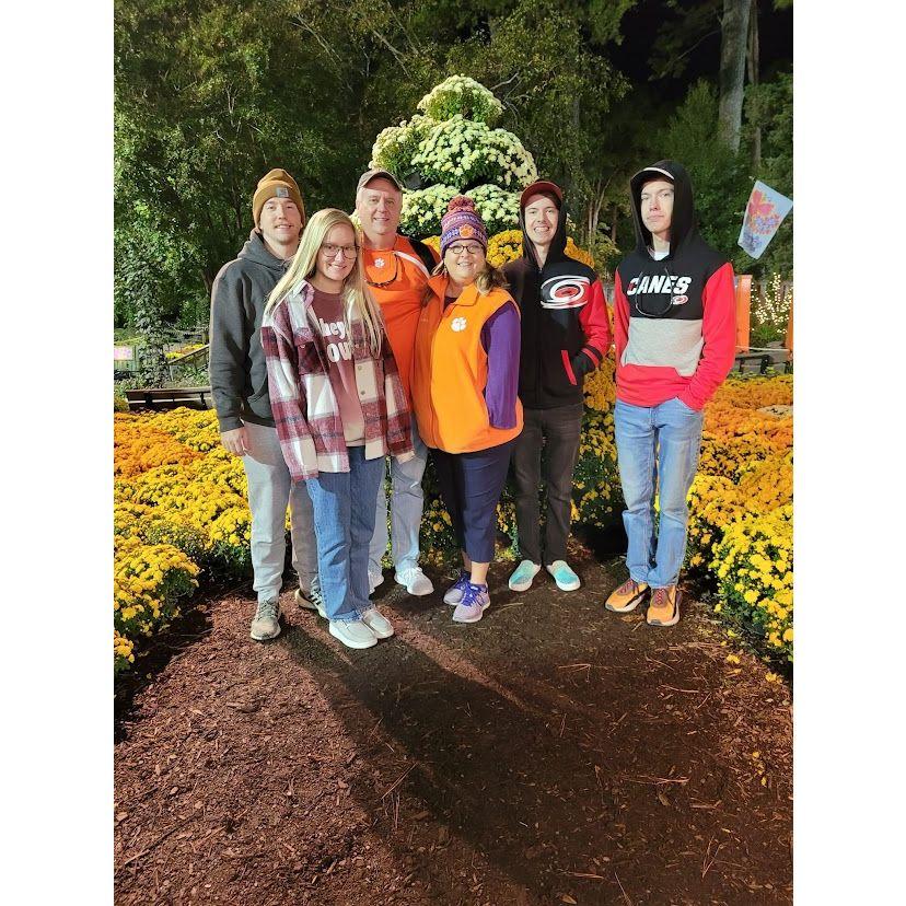 10/18/22- Hannah and Landon enjoy the North Carolina State Fair with Landon's parents and twin brothers!