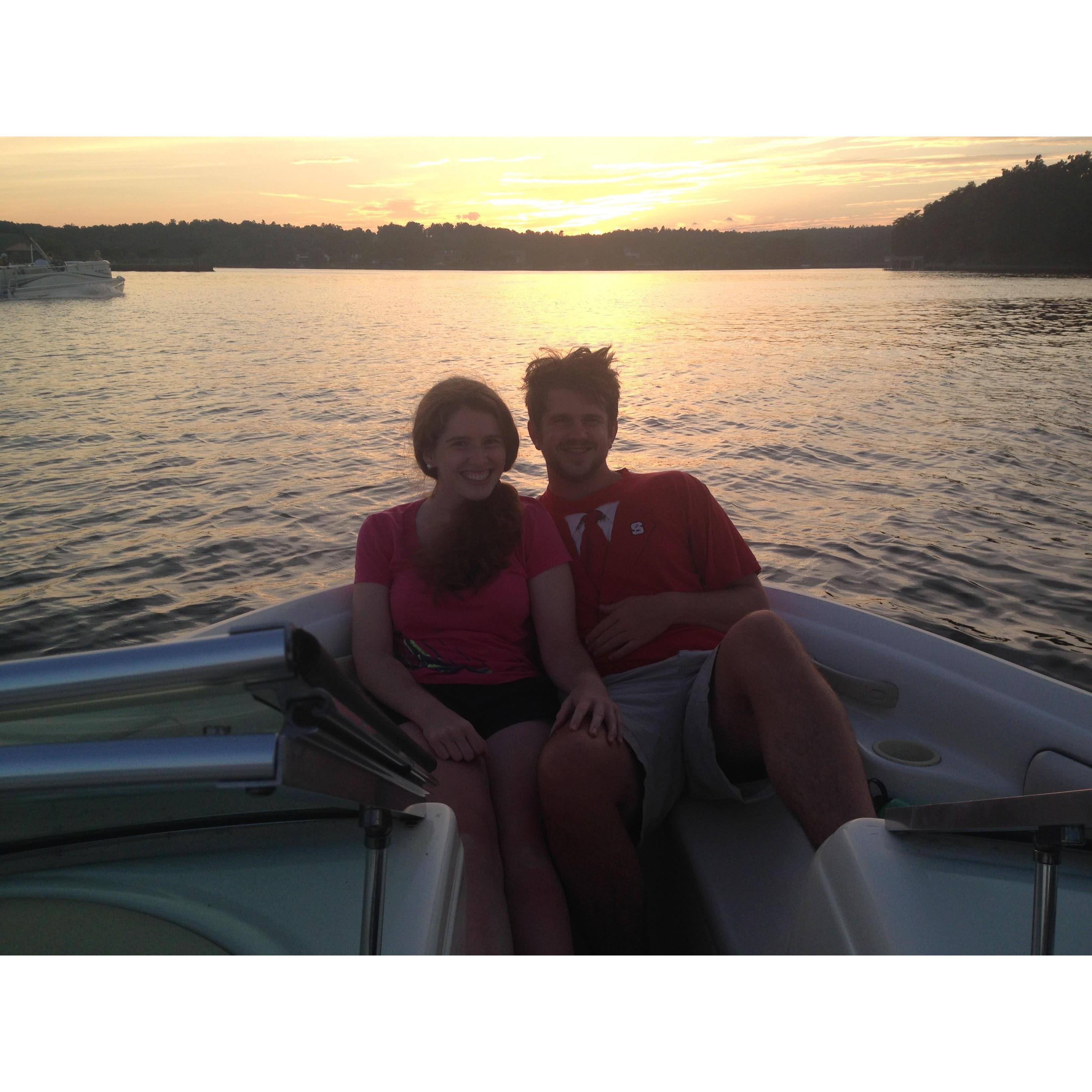 One of our favorite things Sunset Boat Rides