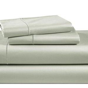 LANE LINEN 100% Egyptian Cotton Bed Sheets 1000 TC sábanas Queen, Soft & Comfy Luxury Hotel Like Thick Bedding Sheets & Pillowcase Set, Machine Wash Cooling 16'' Queen Deep Pocket Sheet Set Mineral
