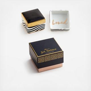 Jet Setter Loved Lidded Box