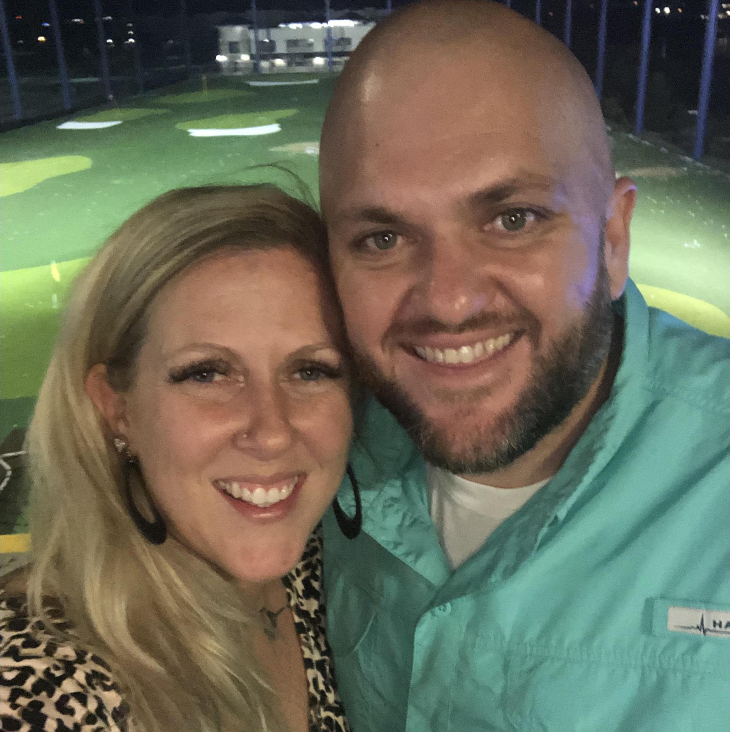 Our first date.