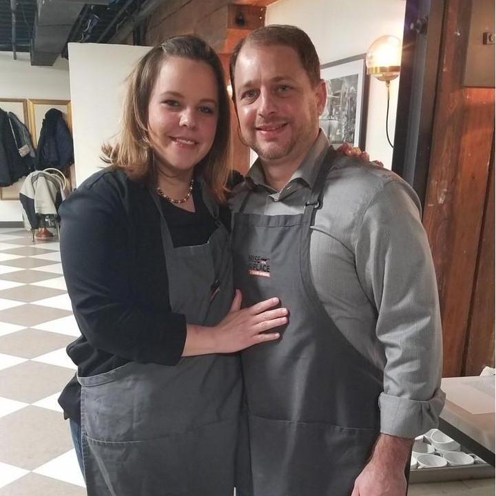 Valentines Cooking Class....I'm the one who needs lessons.