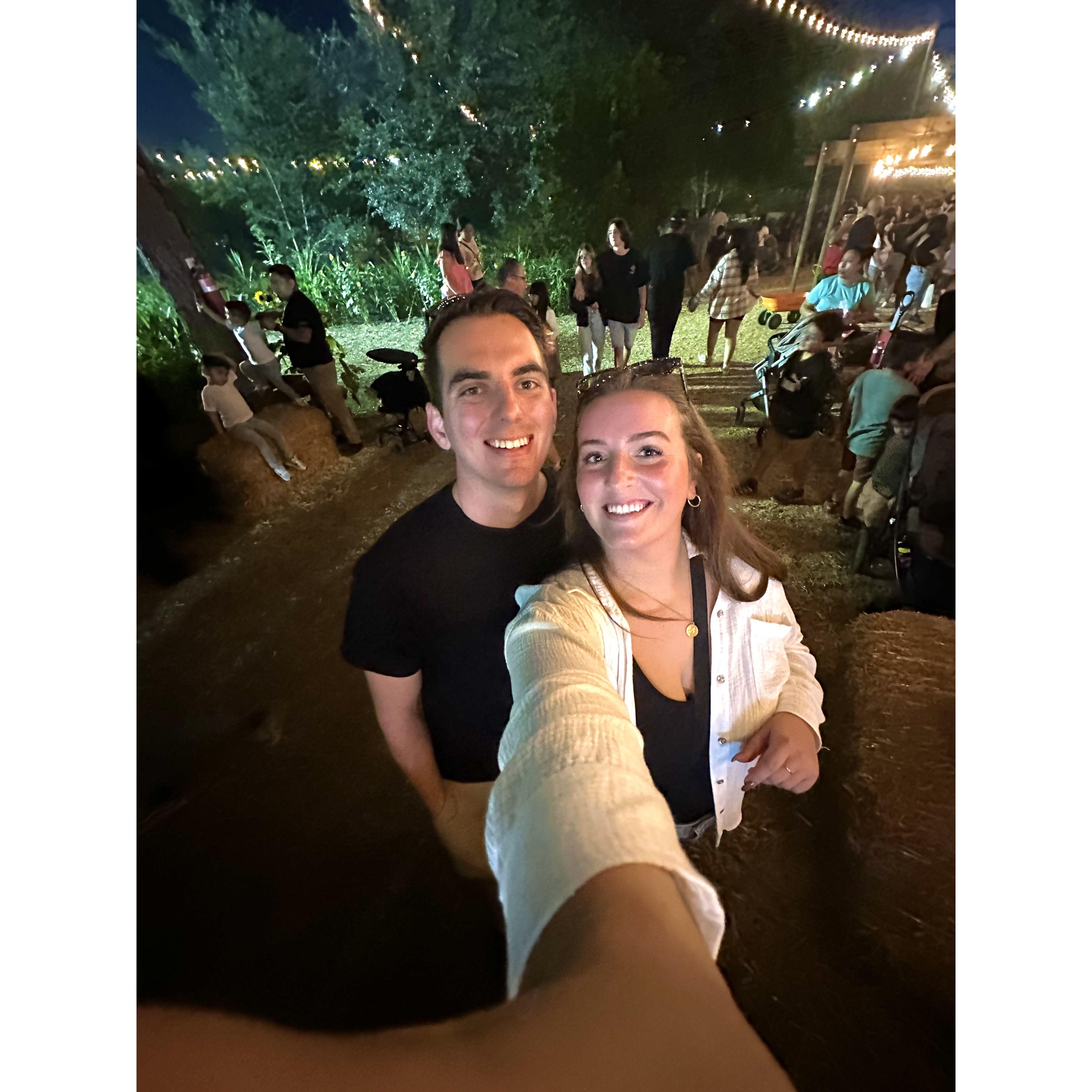 Our 2nd date at the pumpkin patch