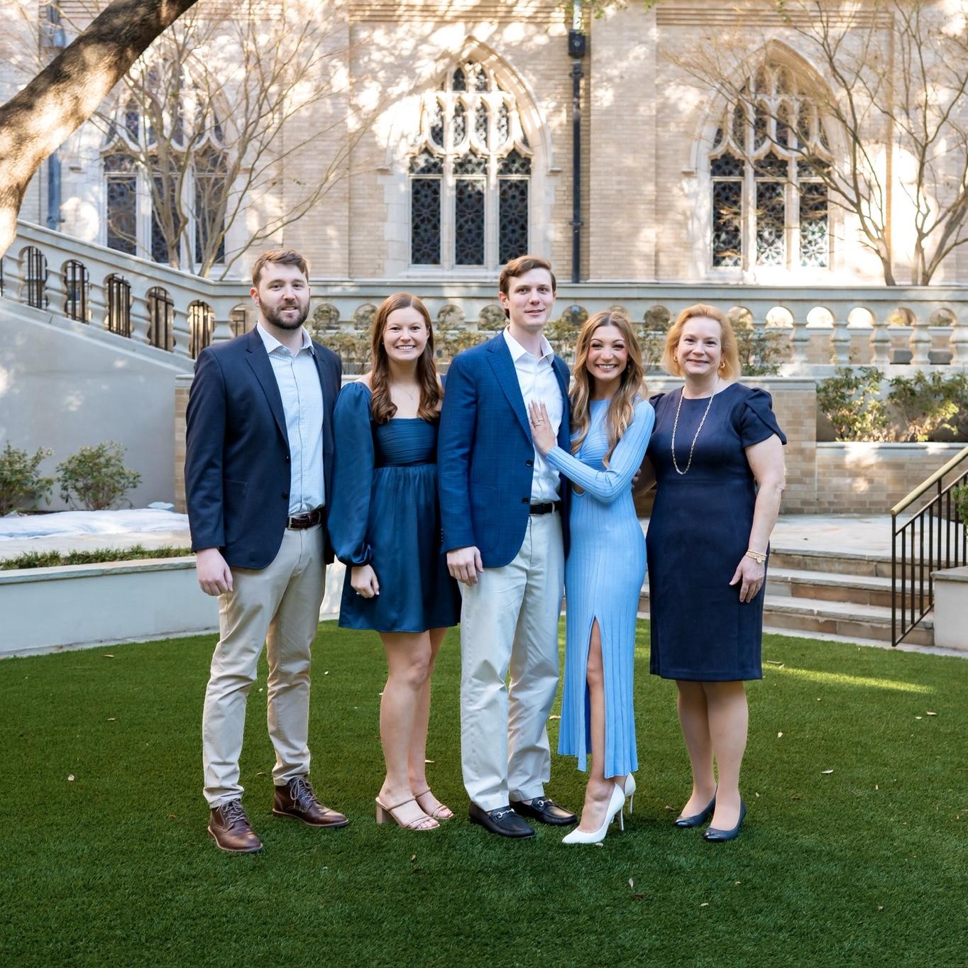 Family Photos before Austin and Ashley Jo's Rehearsal Dinner, January 2025