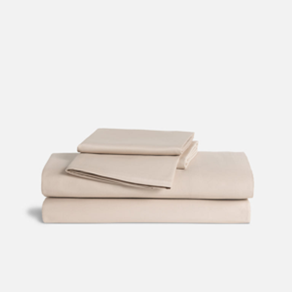 Queen Luxe Sateen Core Sheet Set, Pebble