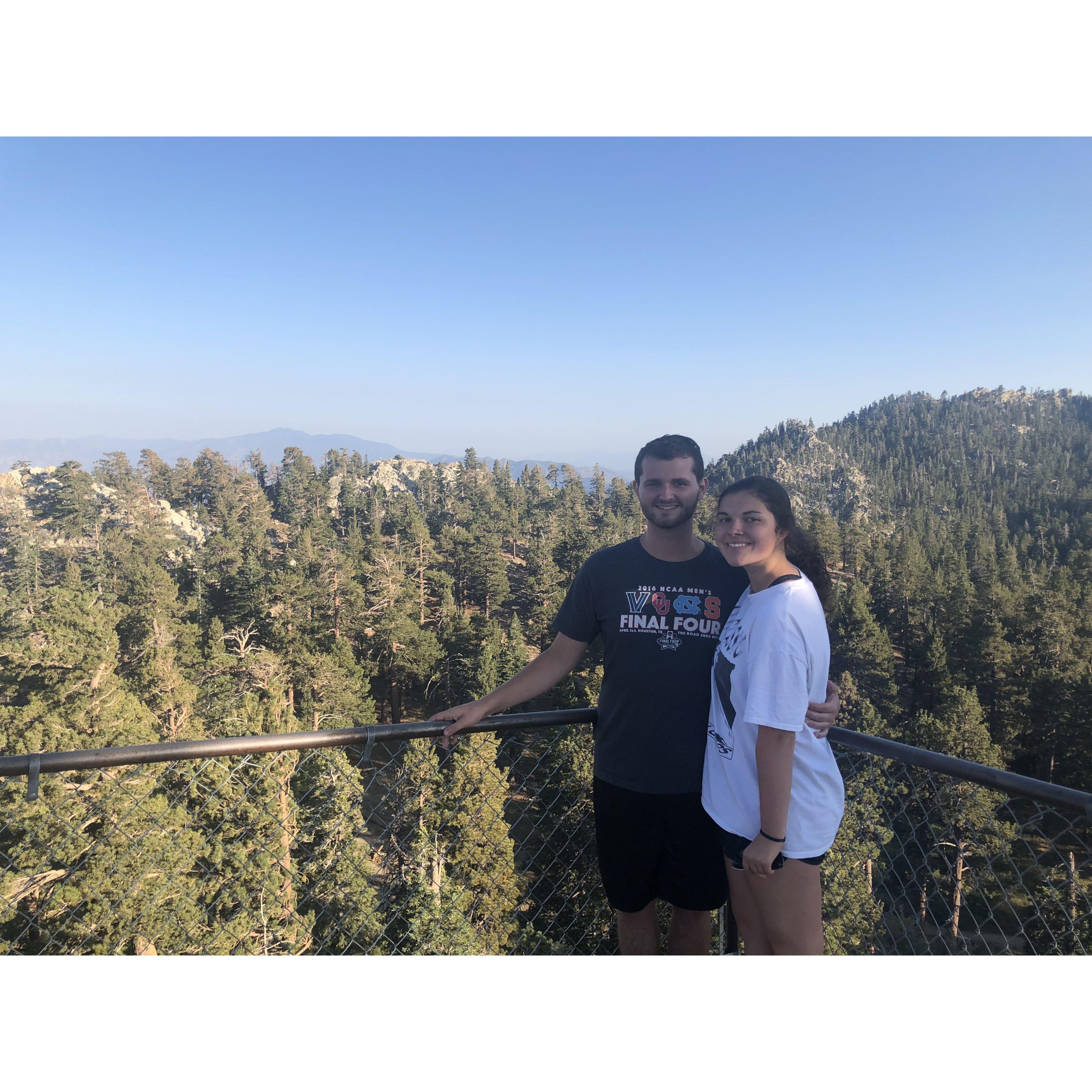 Reunion after almost 8 months and an ocean apart! Mt. San Jacinto, Palm Springs CA. August 2018.