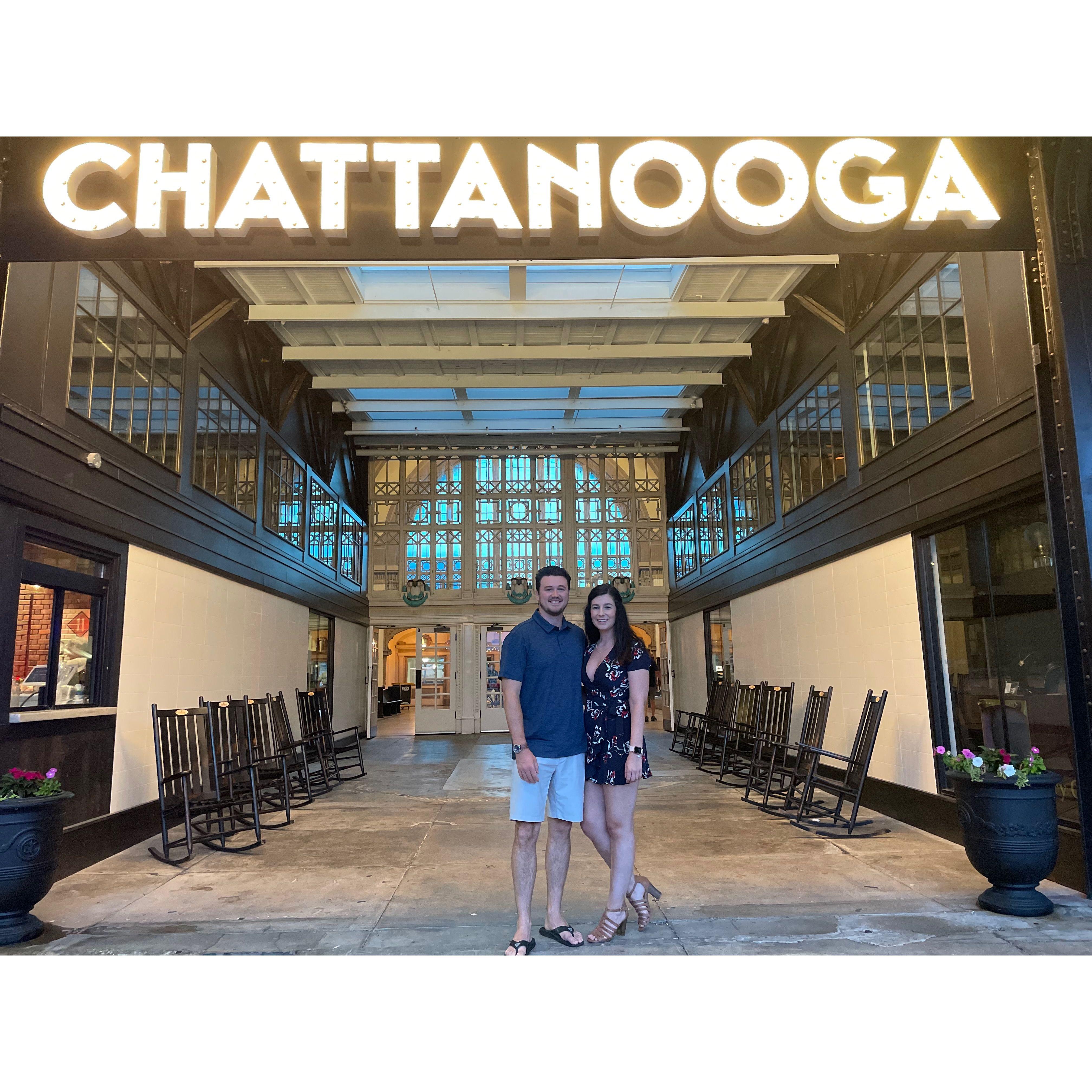 Chattanooga, where I told Mark I loved him for the first time but he didn't tell me I said it for month!
