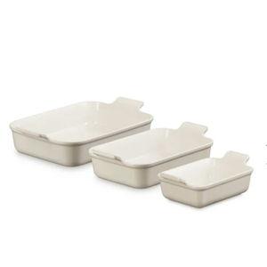 Heritage 3-Piece Rectangular Baking Dish Set