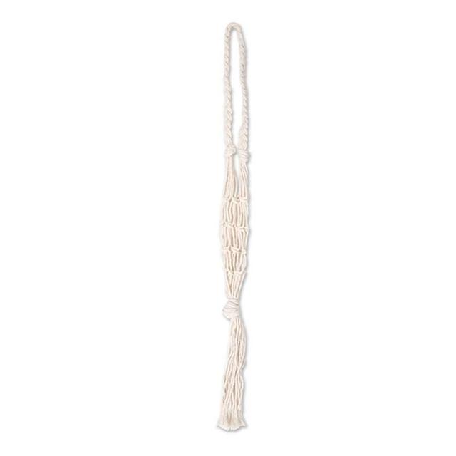 Anntool Macrame Wine Bottle Holder Boho Bottle Tote Bag for Hanging Bottles Bohemian Wine Tote Macrame Interior Accent Wall Decor