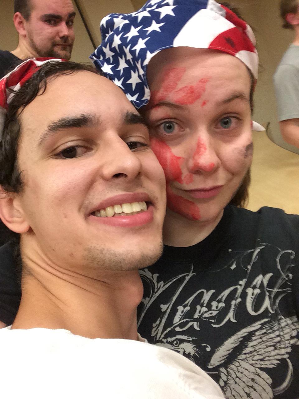 Humans versus Zombies - a large game of tag at Wooster