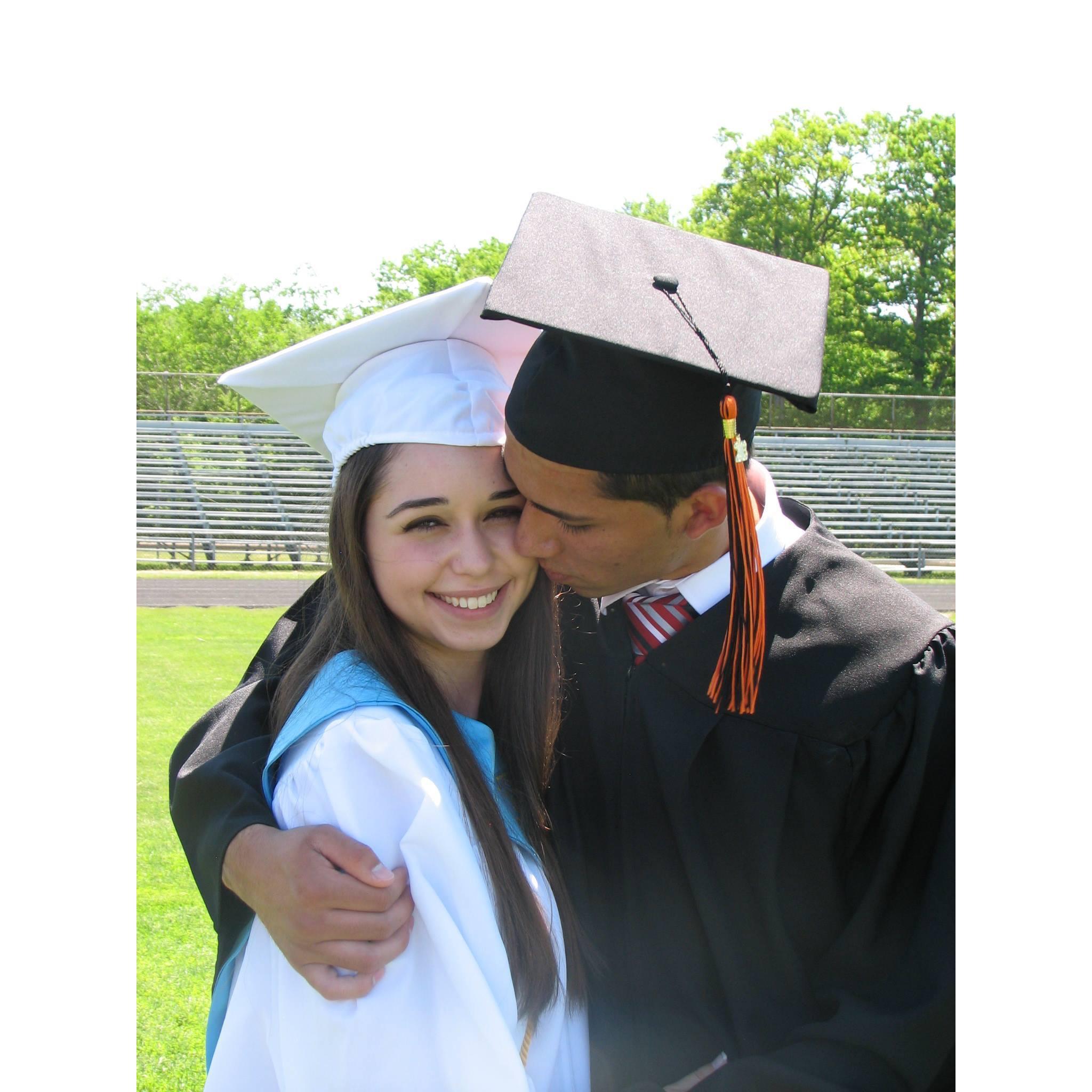 Our high school graduation!