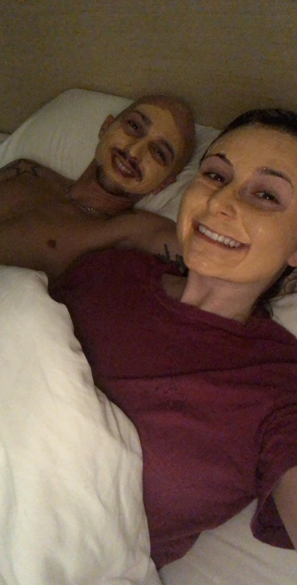 We love doing face masks