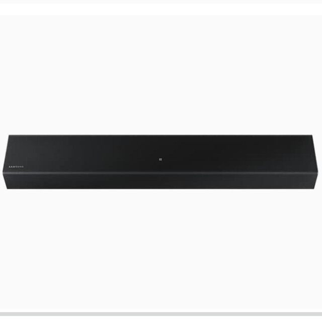 Samsung Dolby Audio/DTS 2.0 Channel Soundbar with Built-in Woofer - Black - Supports Streaming Music via Bluetooth & NFC (HW-T400)