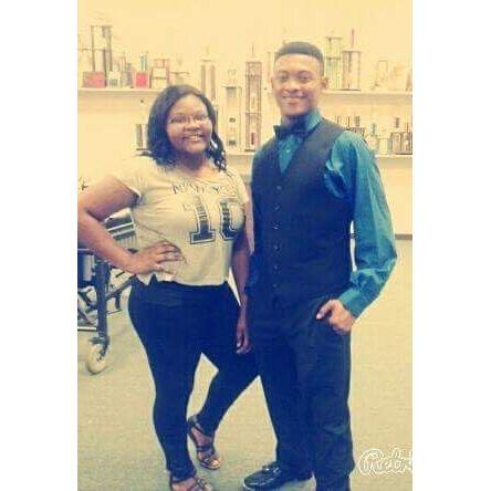 Our very first picture together! Aaliyah was in 10th grade, Rodney was in 11th! We were "bestfriends" 🤣