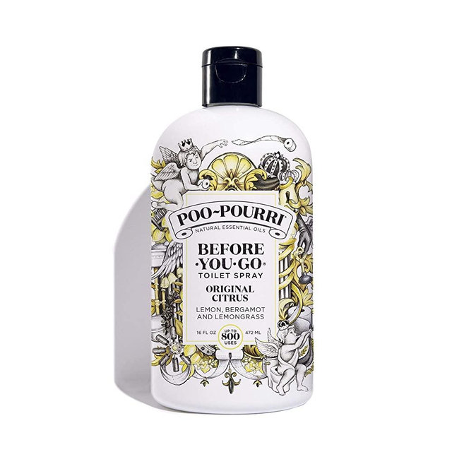 PooPourri Before-You-Go Toilet Spray Refill, 16 Fl Oz, Clear 16 Fl Oz