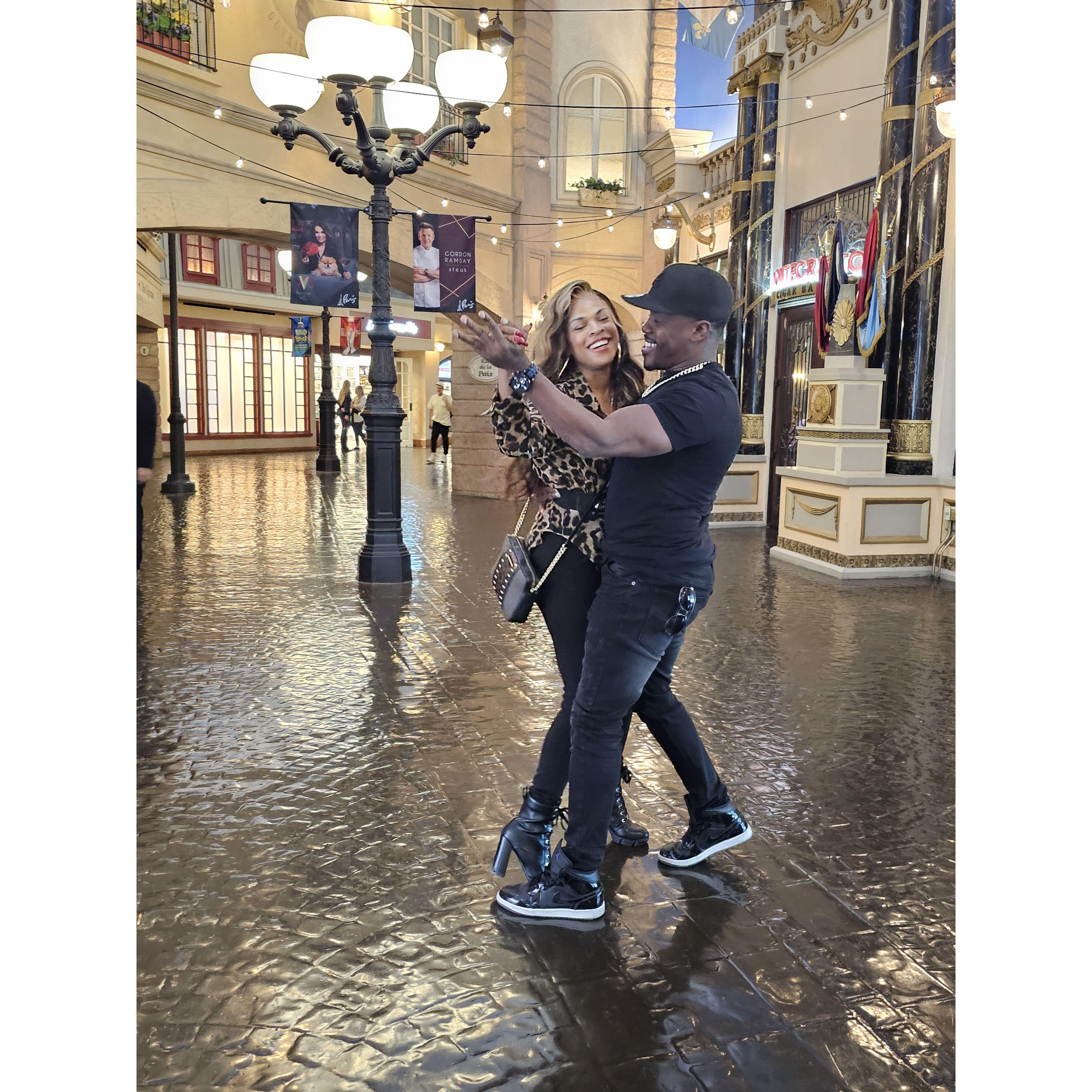 Being silly- in Vegas