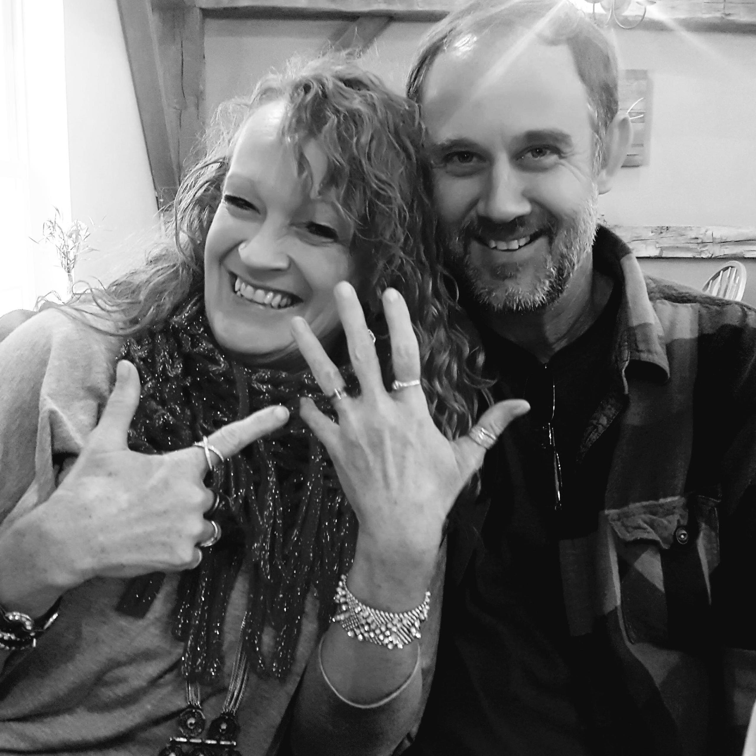 This was snapped right after Renee said "I DO!"