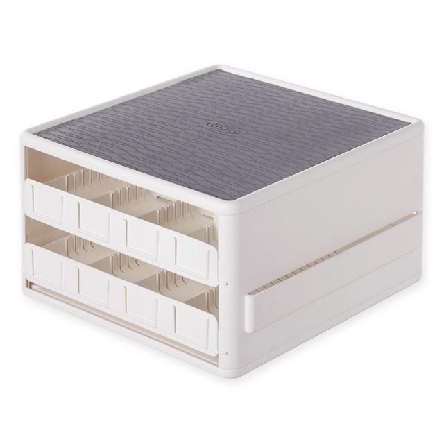 Copco 16-Jar Spice Cabinet Organizer in White