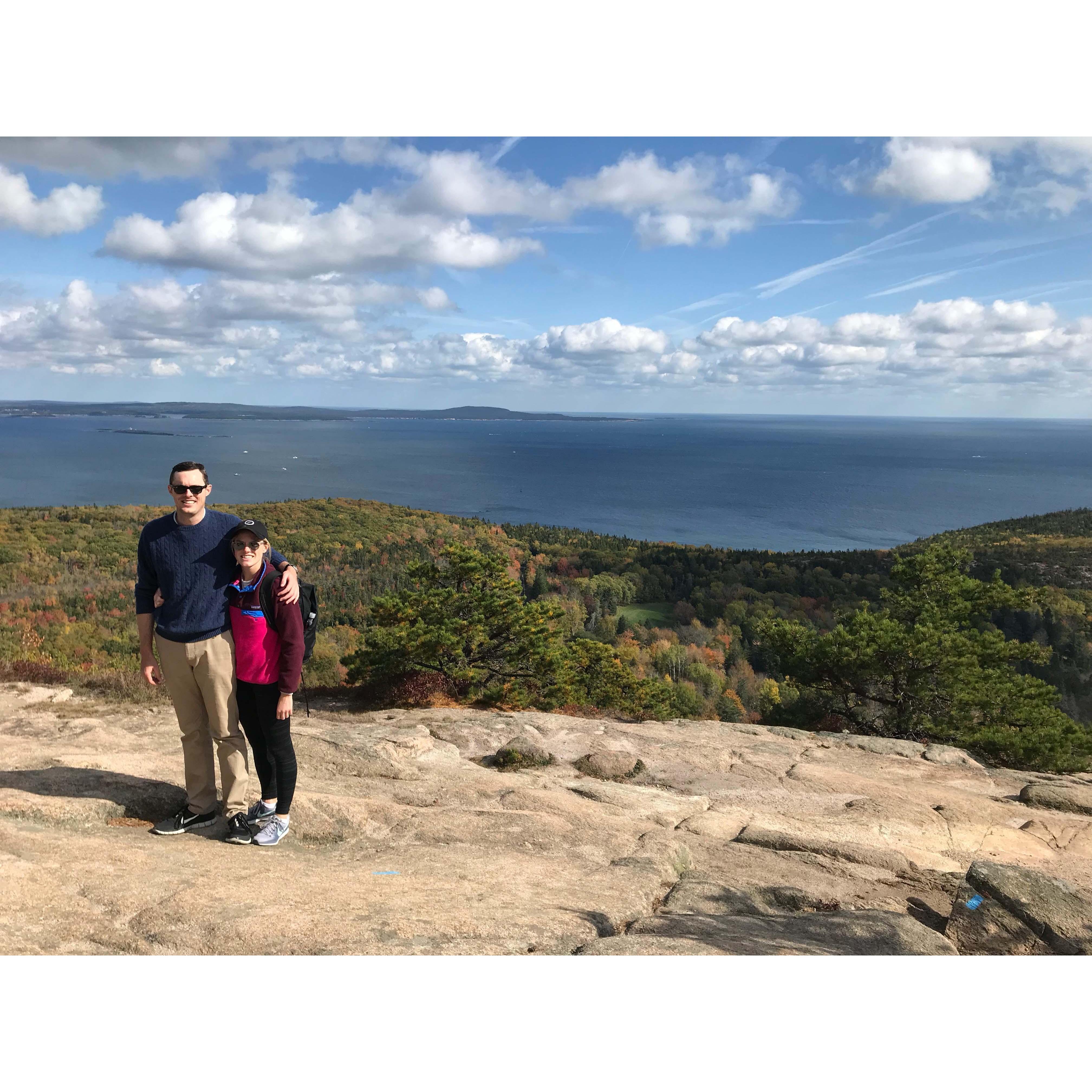 The Beehive hike on our first trip together
Acadia National Park, Maine | October 2018
