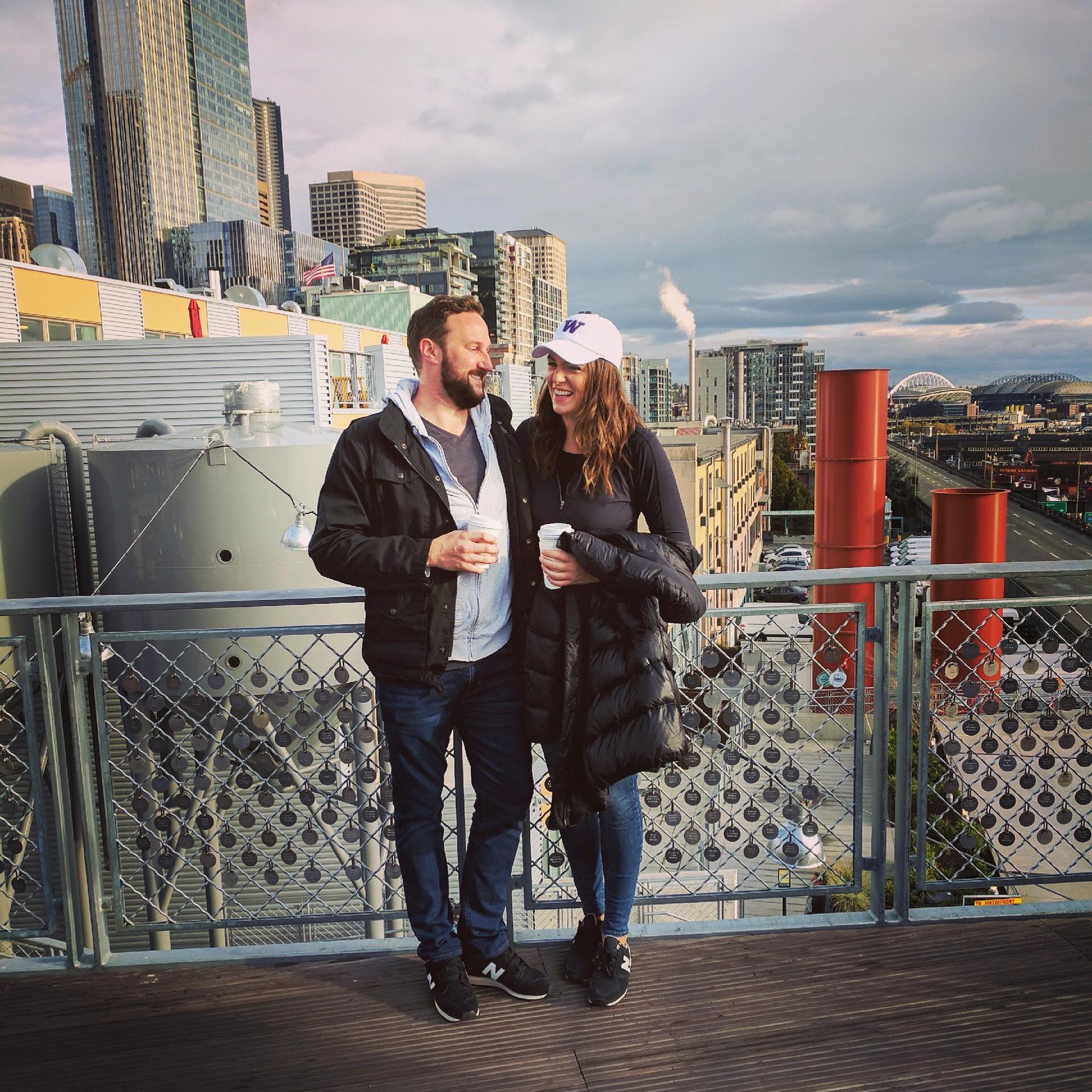 Taken by Lisa Northcott - the first time Evan introduced Kyle to his parents