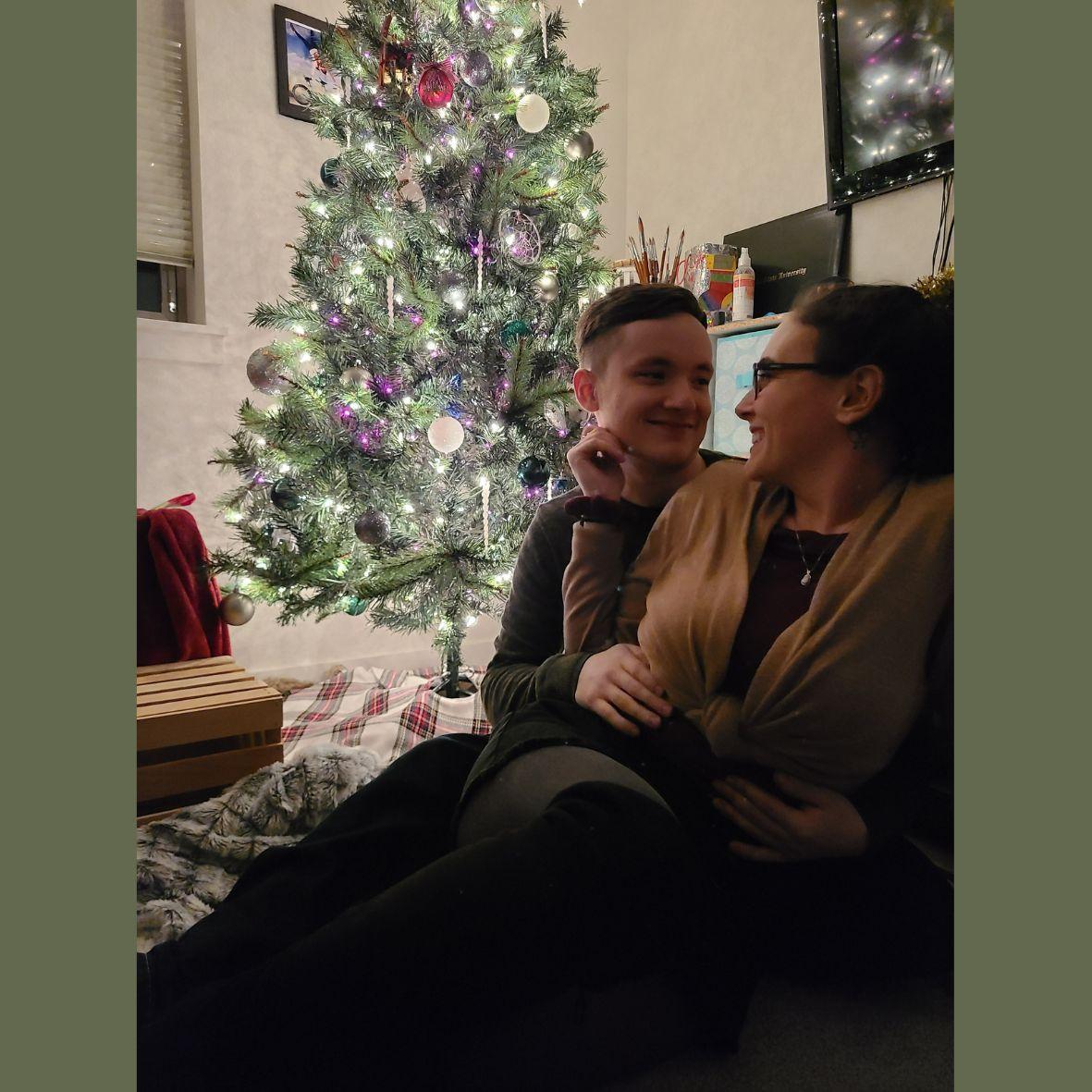 Our first Christmas together in our own place.