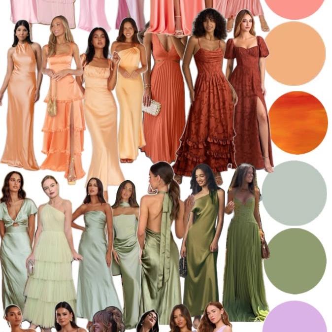 DRESS CODE

Semi-Formal Garden Party Attire
We invite you to wear romantic garden inspired attire with florals, soft textures, and seasonal colors.

Worn by the wedding party and immediate family