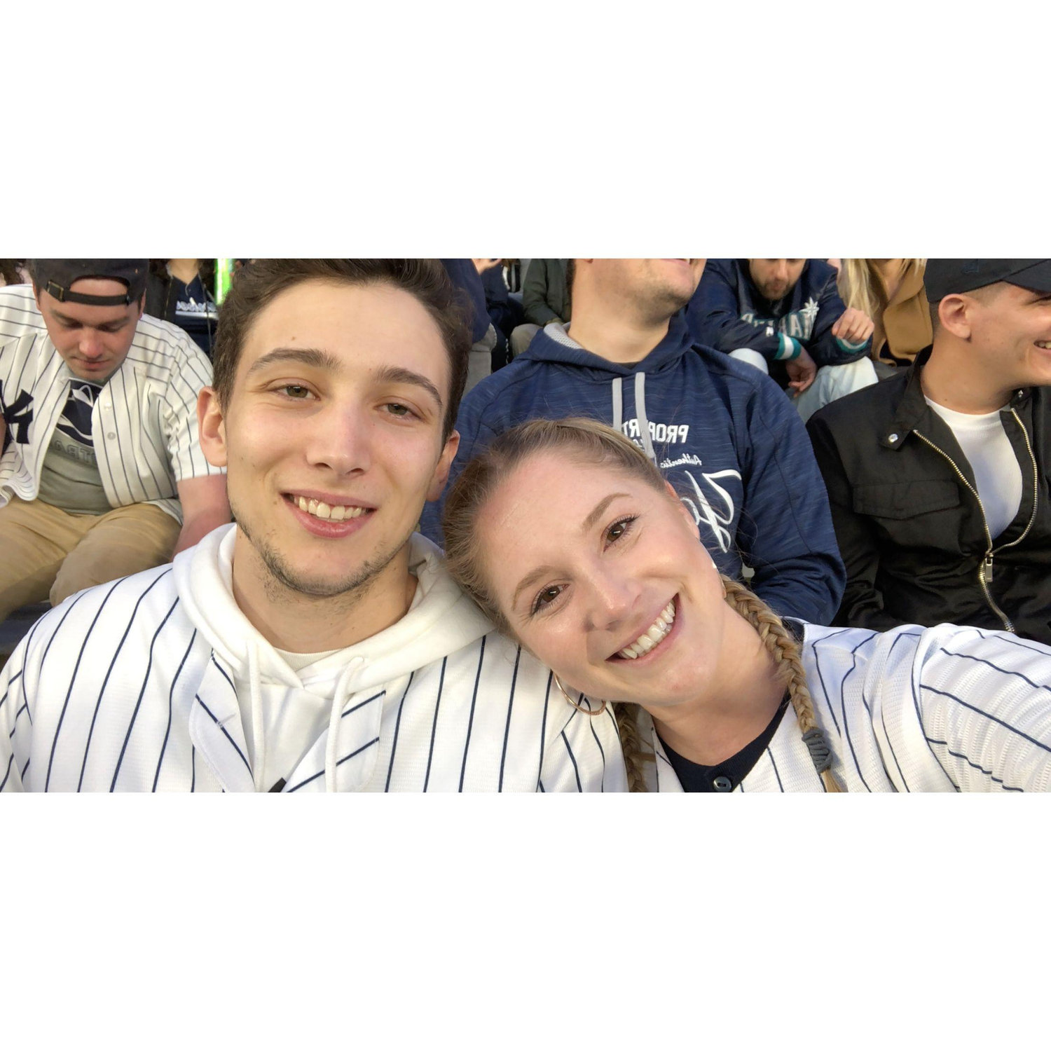 Our first Yankees game together! May 2019