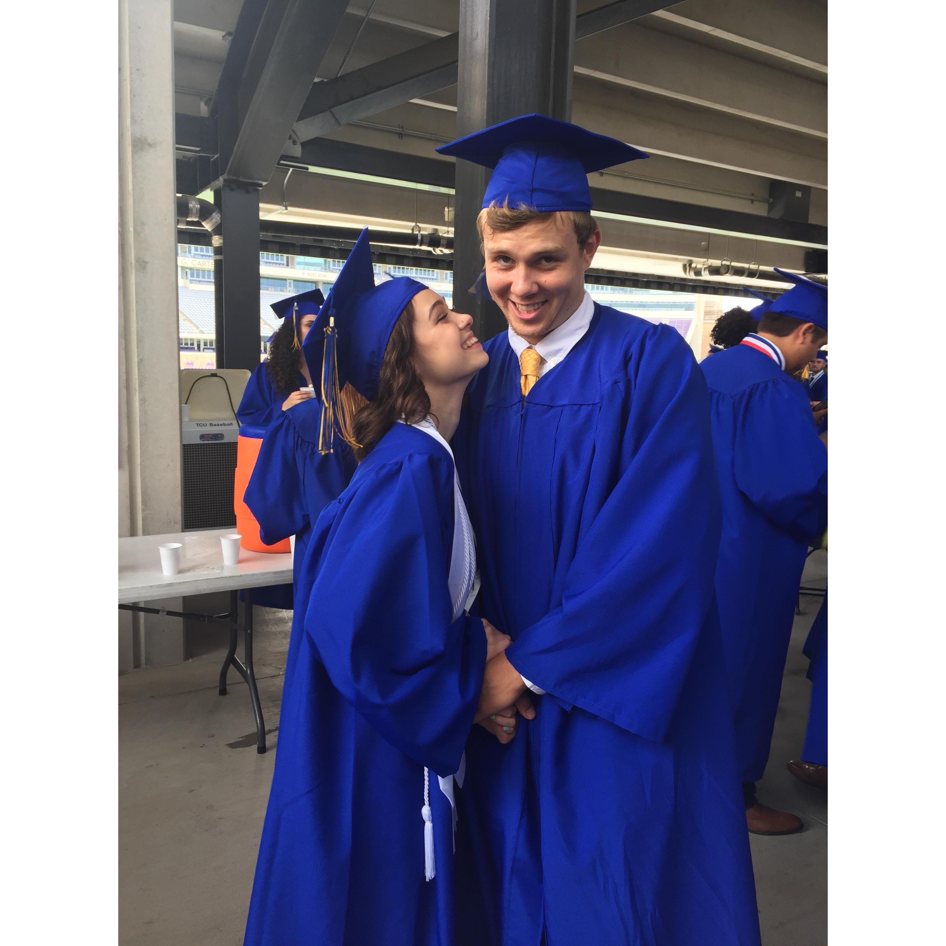 Our highschool graduation, 2017