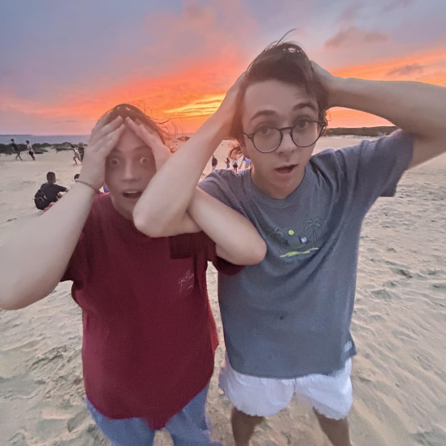 Eva’s lock screen on her phone.