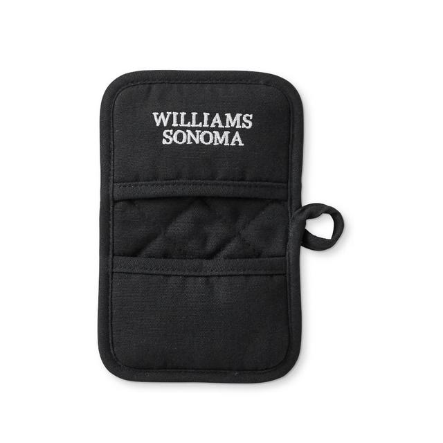 Williams Sonoma Ultimate Mini Potholder, Set of 2, Jet Black