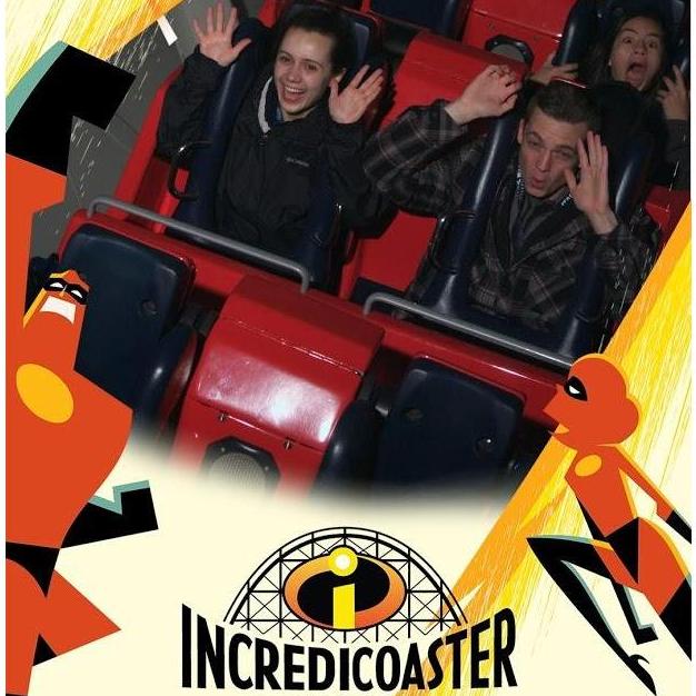 Always up for a thrill ride - even when Jacob has the flu.
