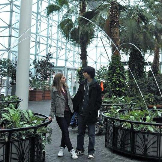 Brian's first trip to Chicago. We're at the Navy Pier here.
