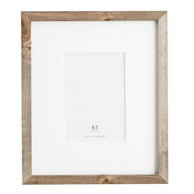 Wood Gallery Single Opening Frame, 5x7 - Gray