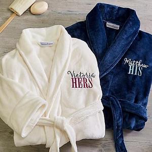 His or Hers Luxury Fleece Robe