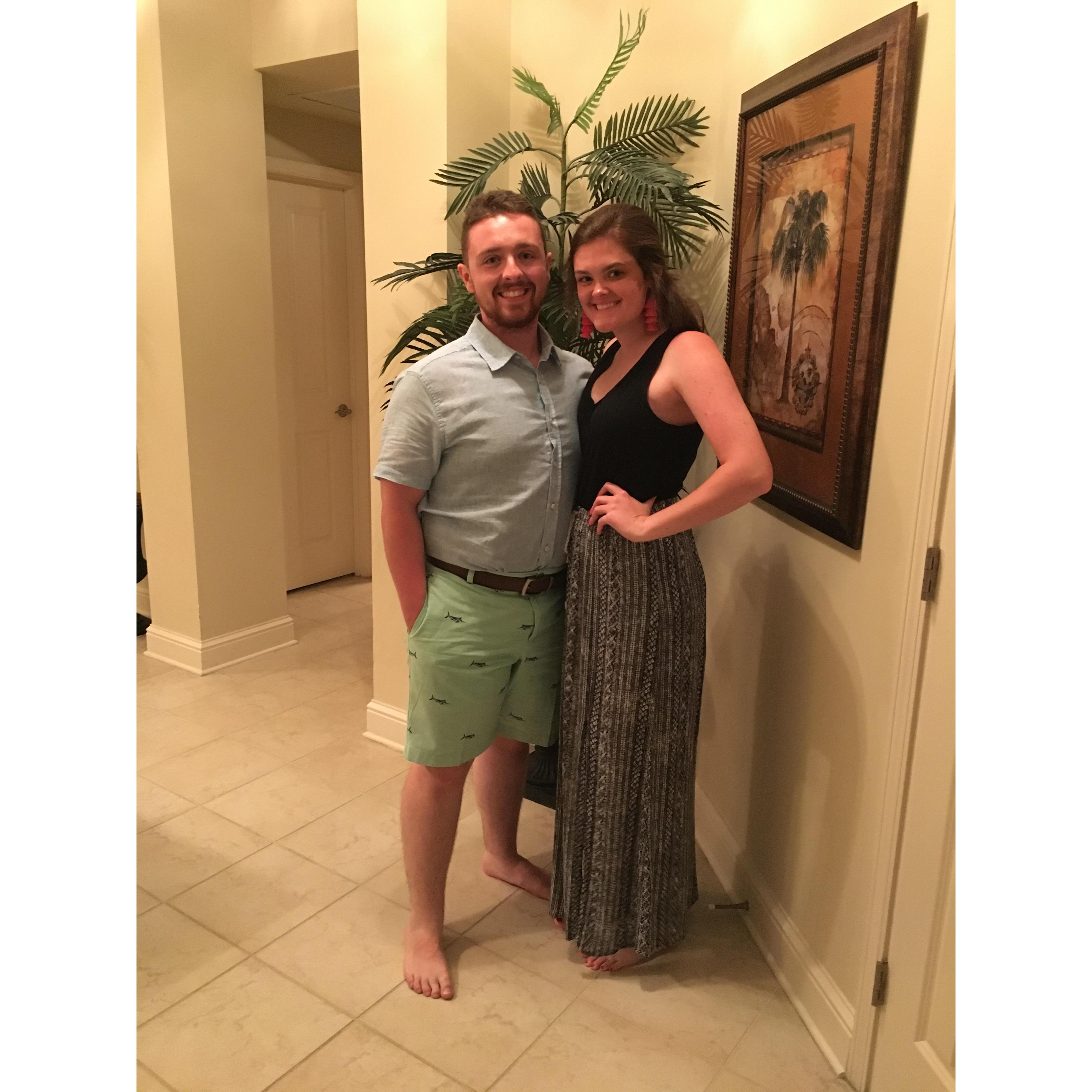 Beach trip with Isaac’s family in 2018