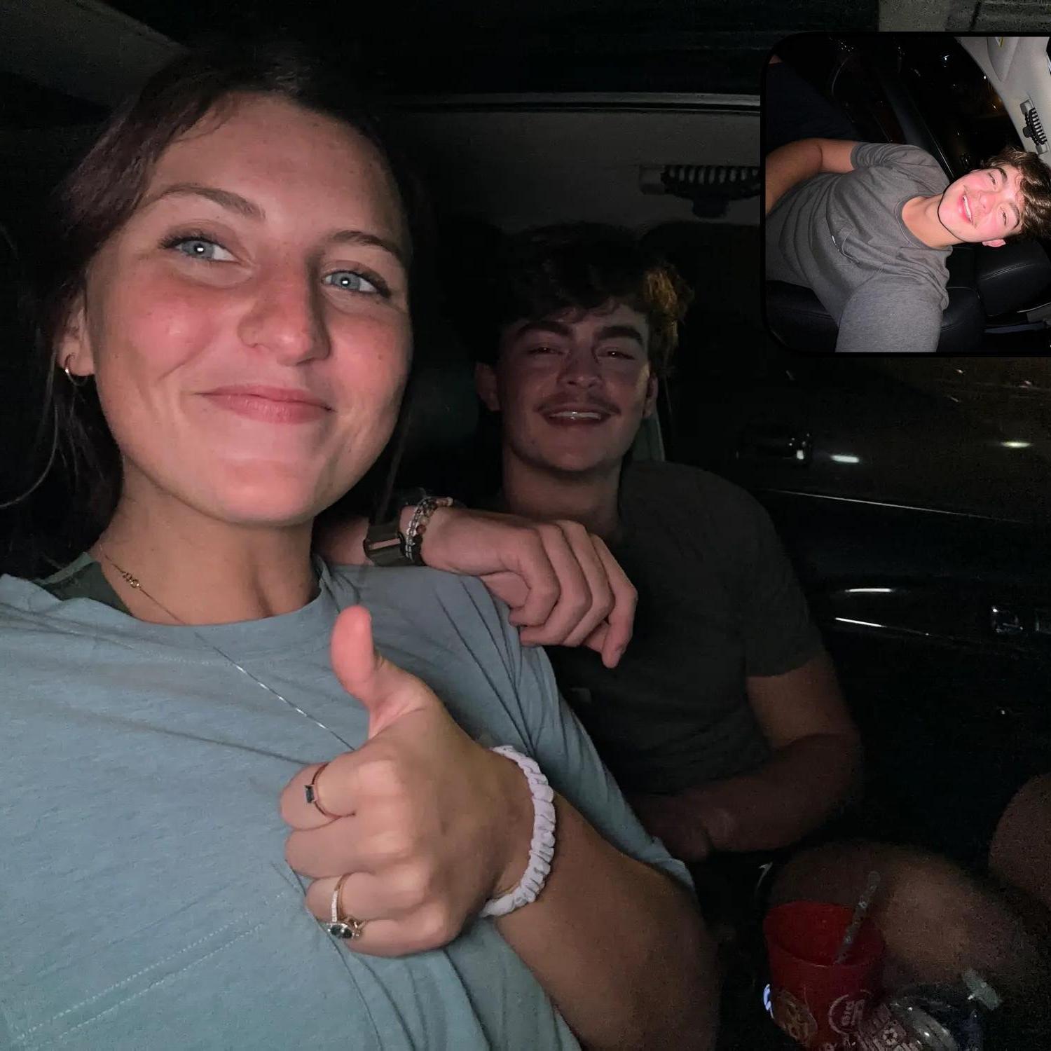 One of the first nights they hung out!
