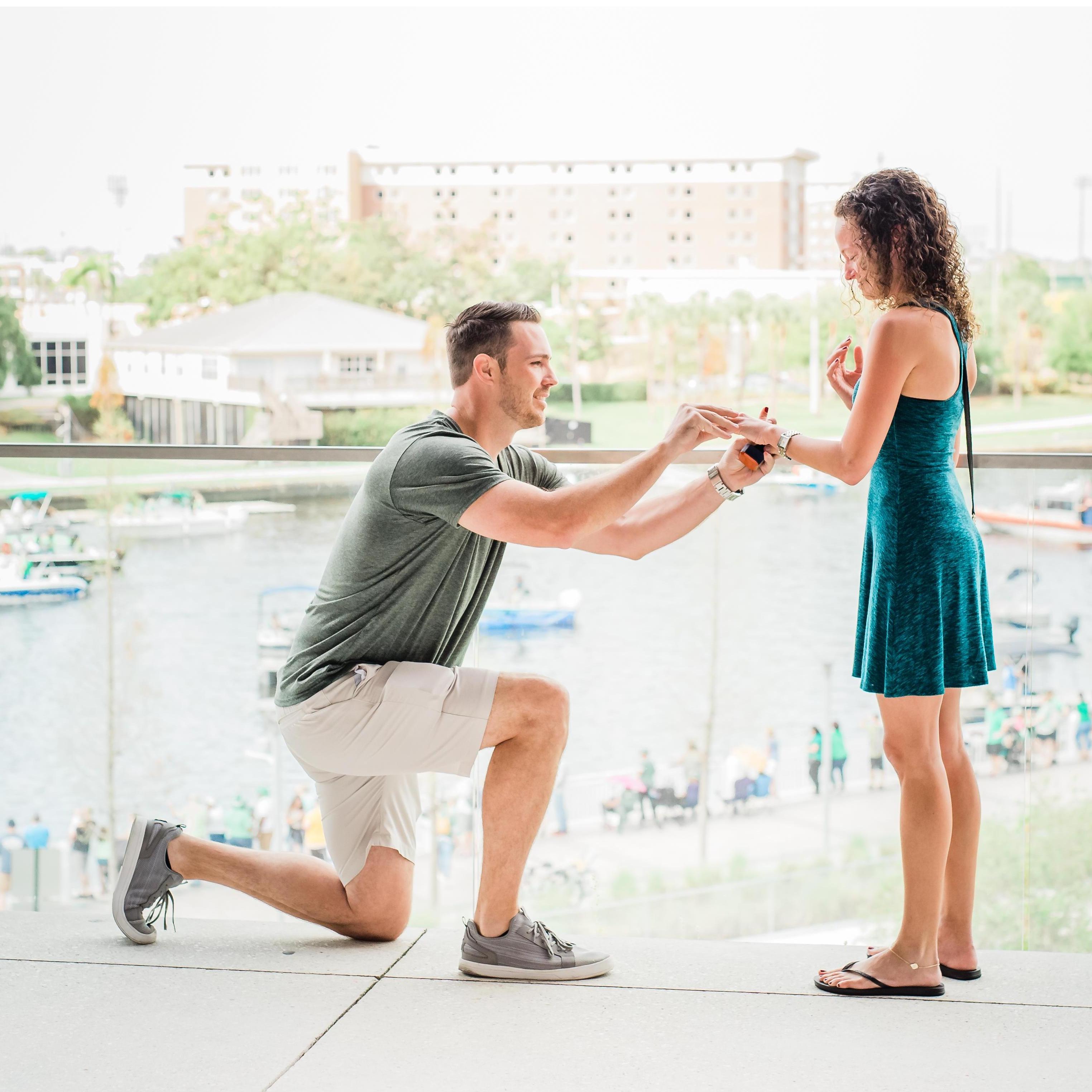 Secret photographer that captured the proposal