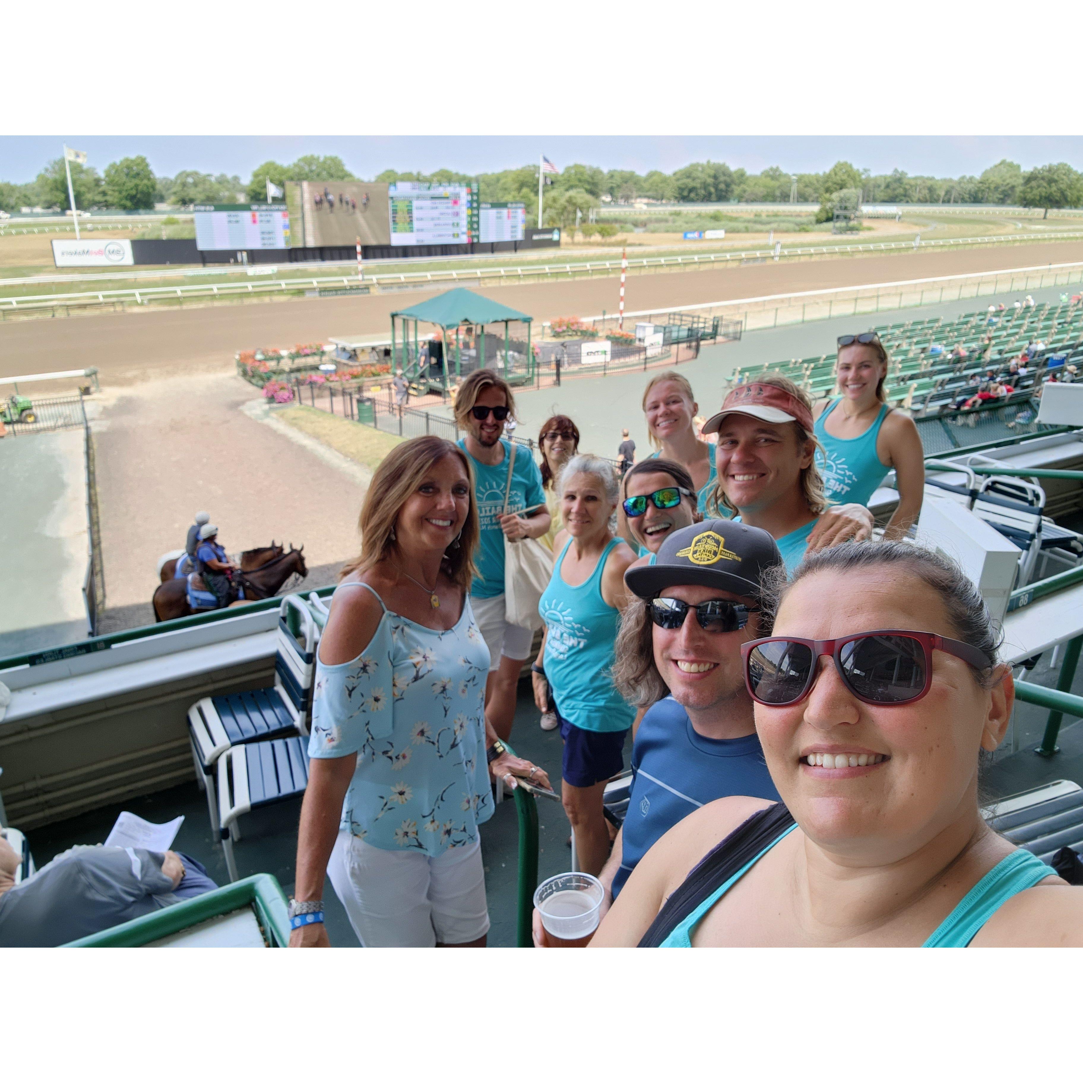 Convinced some family reunion people to come watch the races