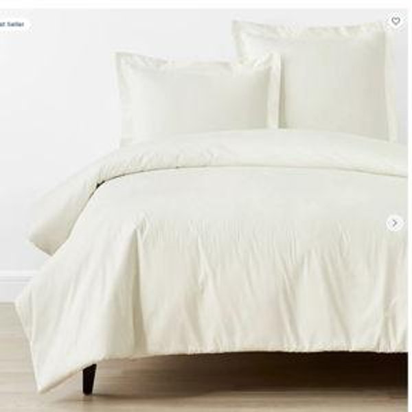 Classic Cool Cotton Percale Bed Duvet Cover