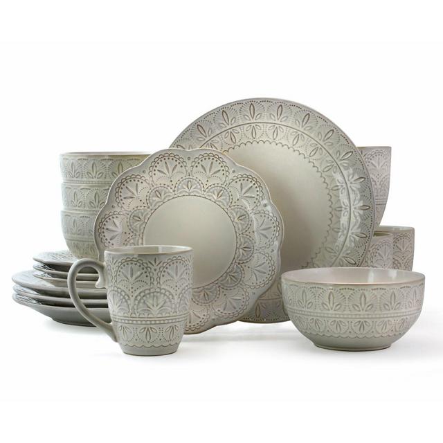 Avelar 16 Piece Dinnerware Set, Service for 4