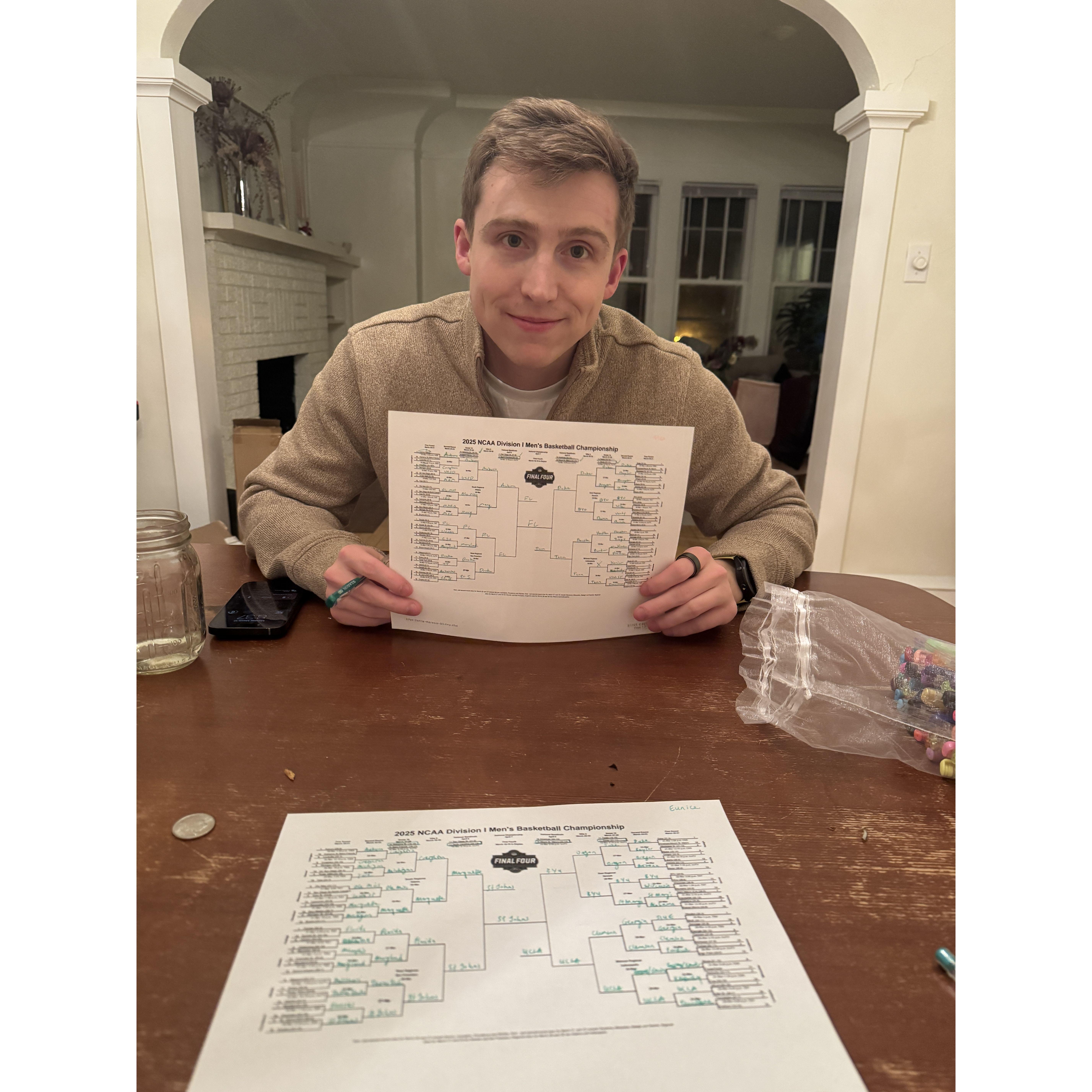 Alex's favorite time of year – March Madness.