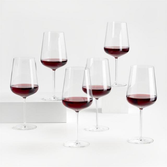 Vervino Red Wine Glasses, Set of 6