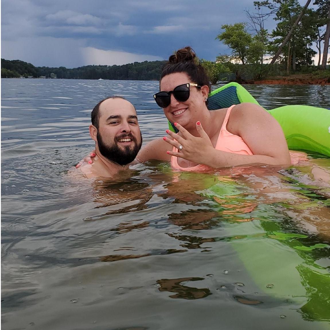 Right after Spencer proposed! <3