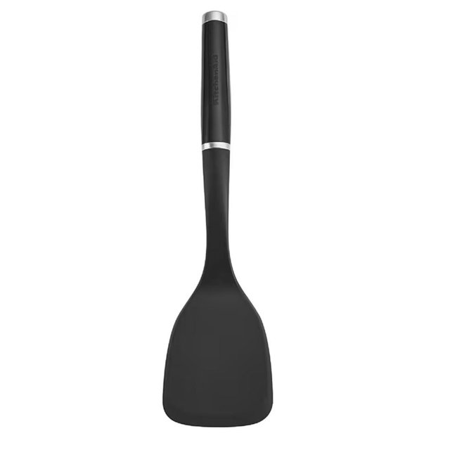 KitchenAid Classic Solid Turner, Black, 13.5x 3.3 Inch