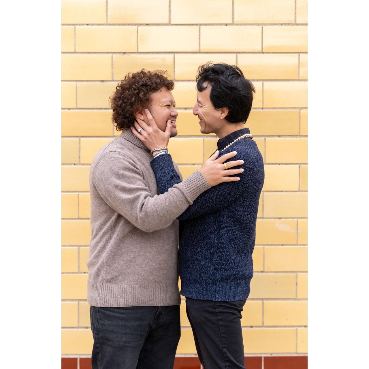 Engagement Photo Shoot from October 2024 in Excelsior, MN