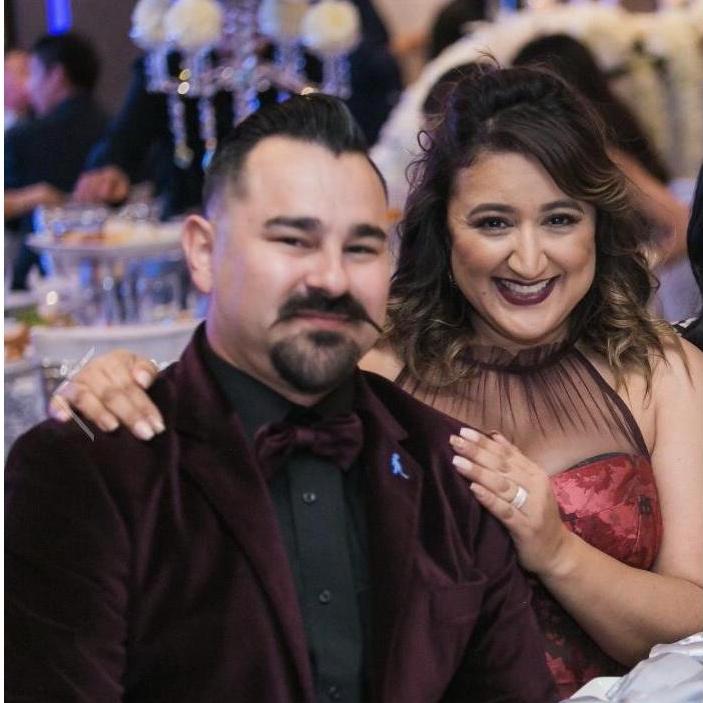 Enjoying my best friends 25 wedding anniversary.